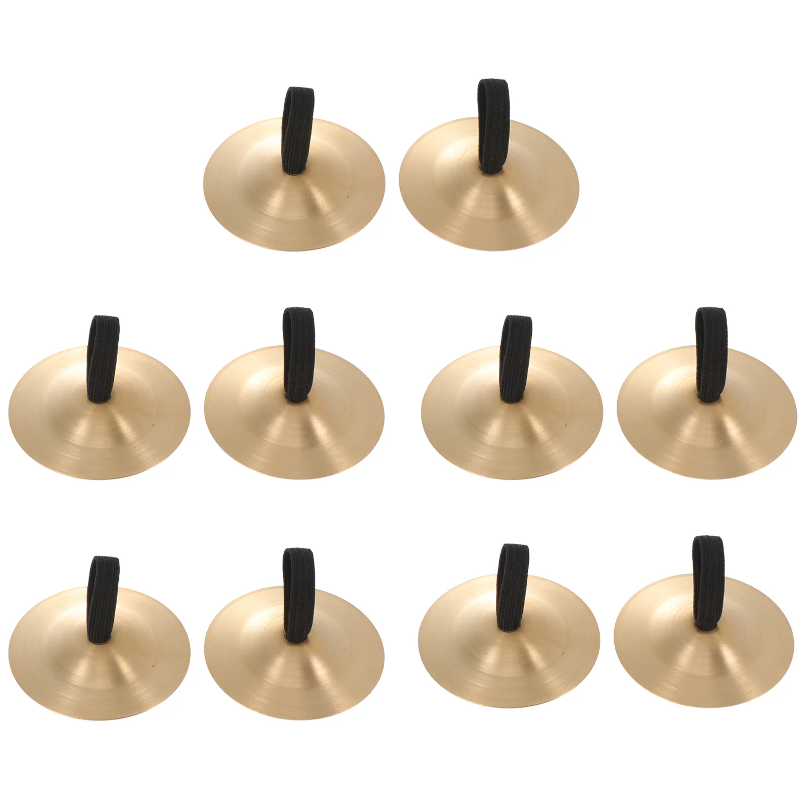 

10 Pcs Toy Instruments Orff Copper Cymbals Finger Kids Prom Belly Dancing Small Dancer Ball Party Musical Child