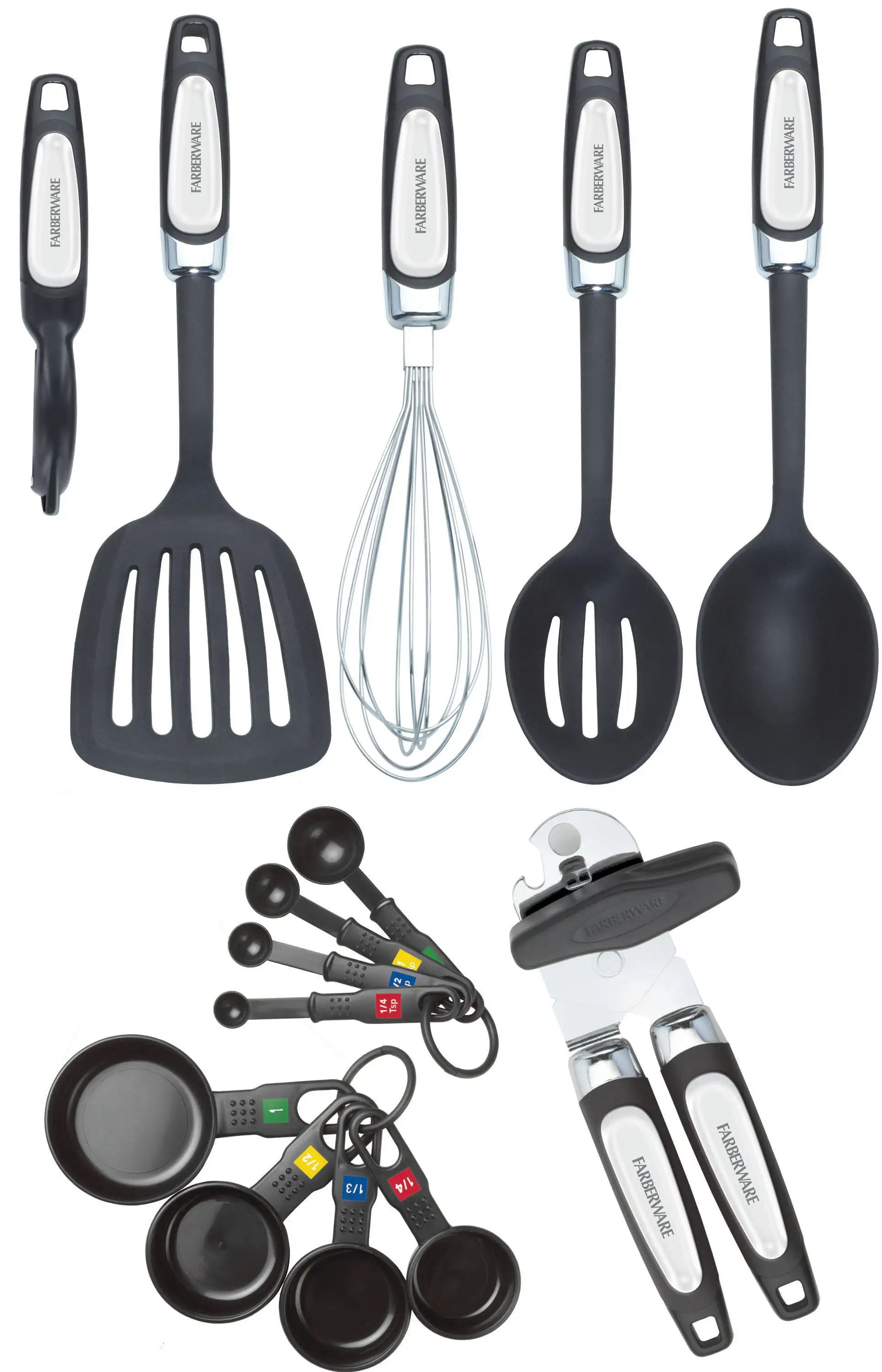 

Professional 14-piece Kitchen Tool and Gadget Set in Black