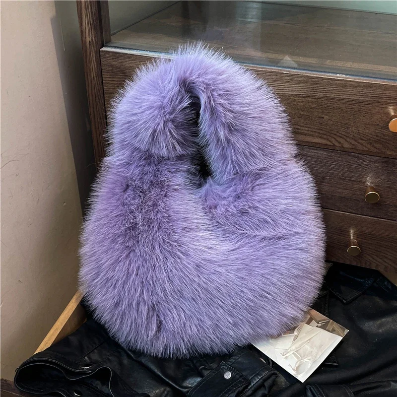 Новая дизайнерская сумка в форме полумесяца для женщин 2024 зимняя сумка-шоппер