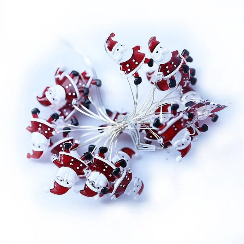 

Рождественские светильники блестящие Простые в установке высококачественные многоразовые портативные прочные украшения праздничные украшения лампа из медной проволоки