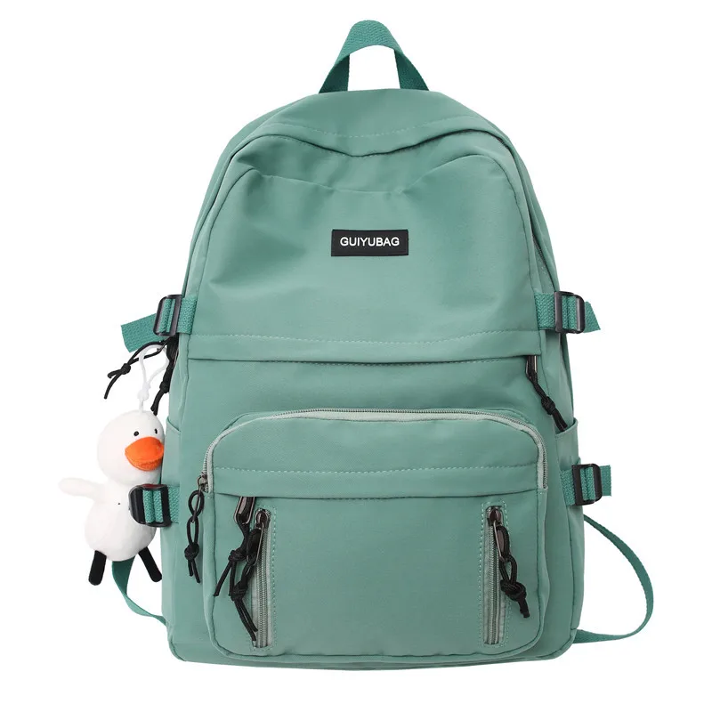 

College Student High School Bags Middle School Backpack for Teen Girls Boys Nylon Women Bookbag Youth Bagpack Casual