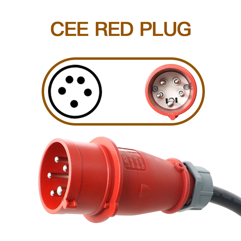 Зарядное устройство для электромобилей тип 2 11 кВт 16 А 3-фазное автомобильное