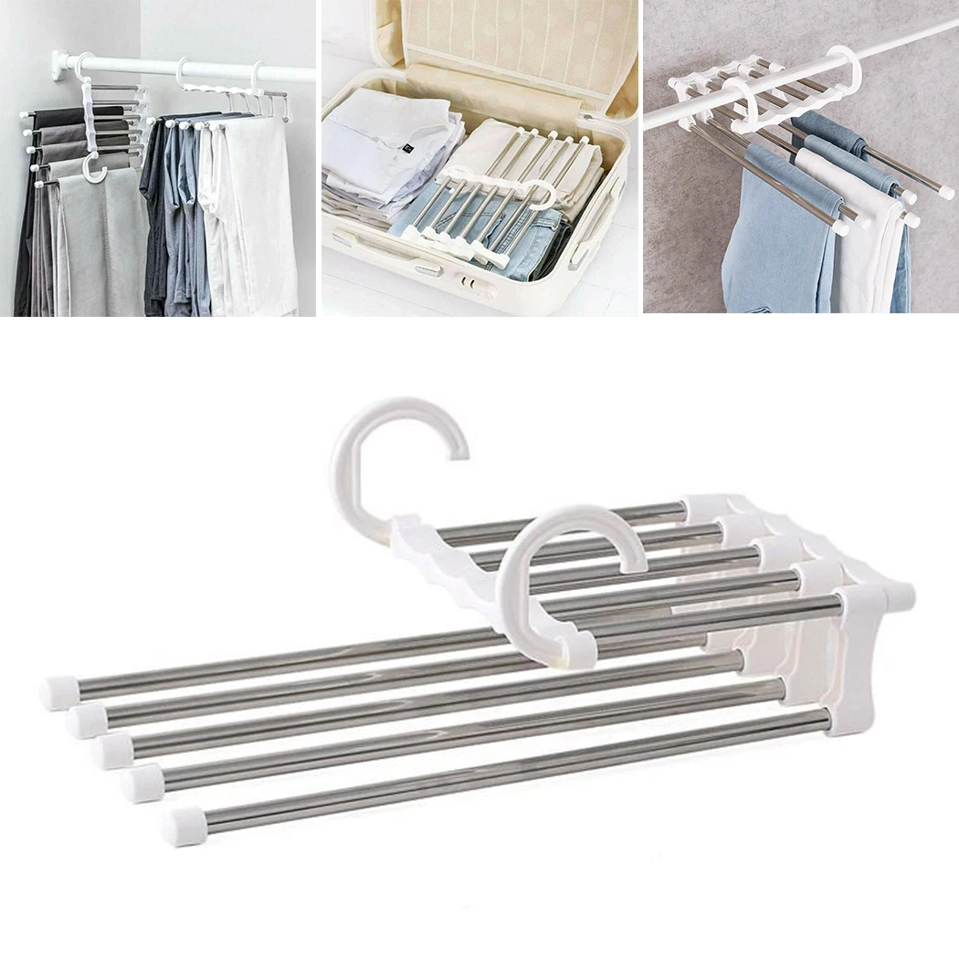 1 Pcs Multi-Function Space Saver Wonder Magic Clothes Hanger Closet Organizer Hook Multi-Function Space Saver