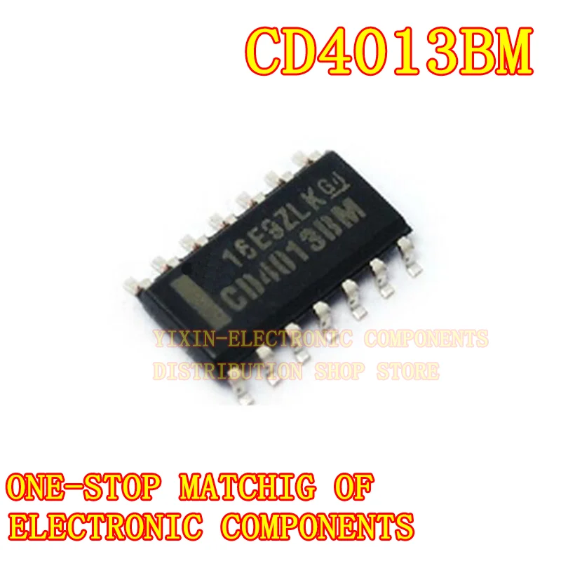 10PCS/Pack CD4013BM96 SOIC-14 CMOS dual class D flip-flop, SMD logic chip