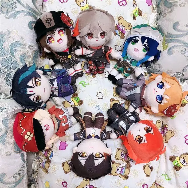 

Genshin Impact Plush Arataki Itto Ganyu Morax Zhong Li Xiao Tartaglia Kaedehara Kazuha Gorou Hu Tao Soft Pillows Doll Kids Gifts