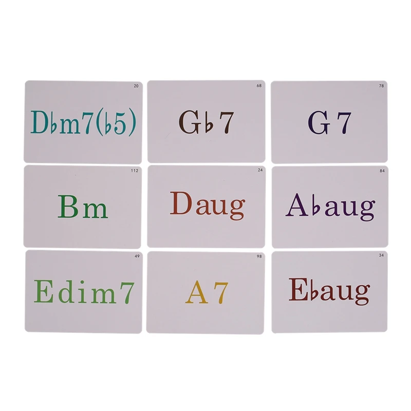 120 шт. аккорды для фортепиано весы диаграмма мастер пианино прогрессивы