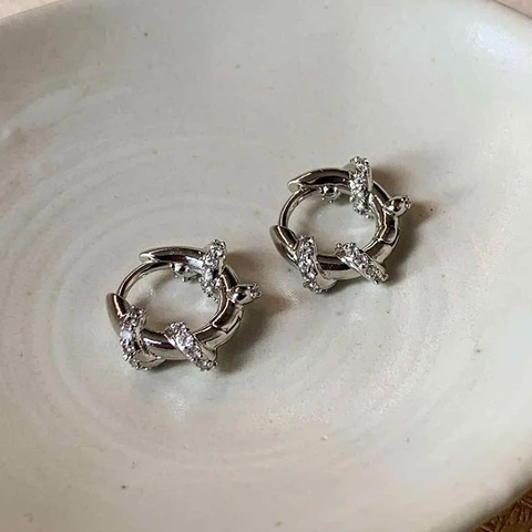 Серьги-кольца PONYKISS из серебра 925