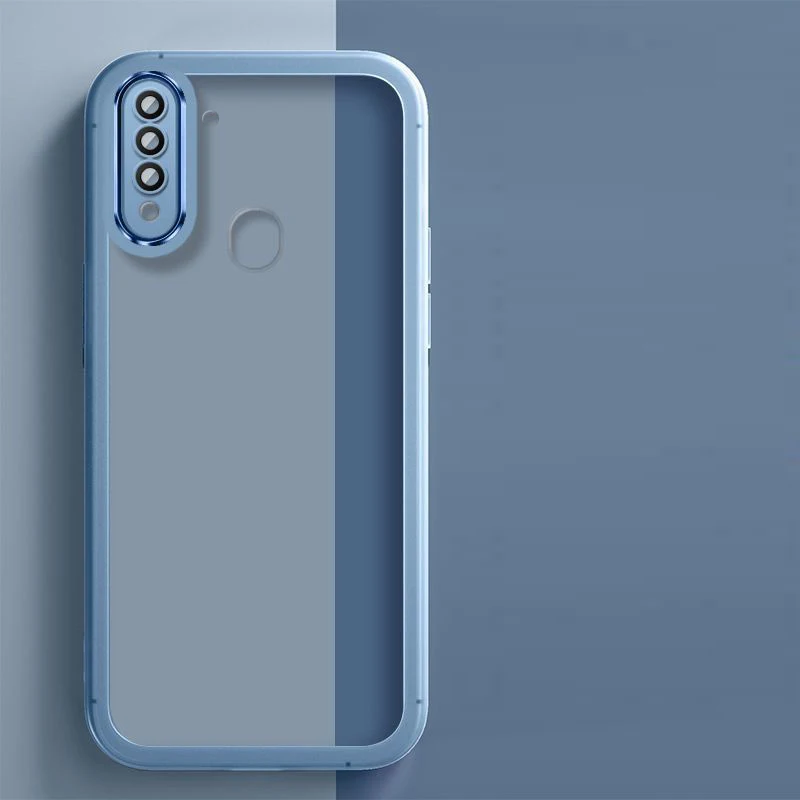 Фото Чехол для Realme 5, Realme 5i, Realme 5s, Realme 6i, Realme C3i, Narzo 10A: Роскошный мягкий бампер, прозрачная задняя крышка №5