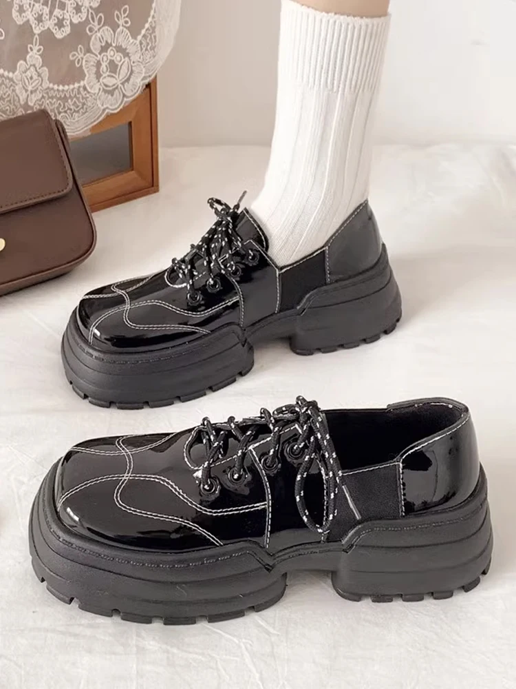 

Shoes Women's Sneakers Summer 2023 Platform Tennis Female New Heels Casual Thick Sole Trainers Retro Synthetic Riband Leisure Sq