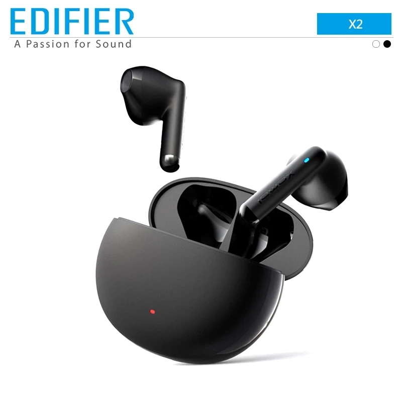 EDIFIER X2 TWS Wireless Earphones Bluetooth Headphones 13mm Driver Unit 28hrs Playback time Low Latency Gaming Mode BT V5.1