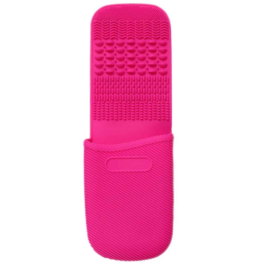 

Brush Makeup Cleaning Holder Cleaner Pad Matwashing Box Organizer Scrubber Supplies Brushes Tool Storage Stand Silicone Dryer