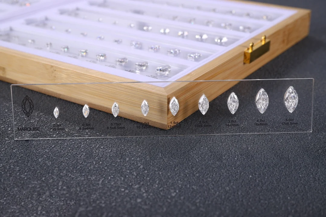 Алмазный селектор набор ювелирных инструментов 10 форм эталонная таблица размера