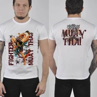 unique design muay thai boxing fighter training premium t shirt summer cotton short sleeve o neck casual mens t shirt new s 3xl