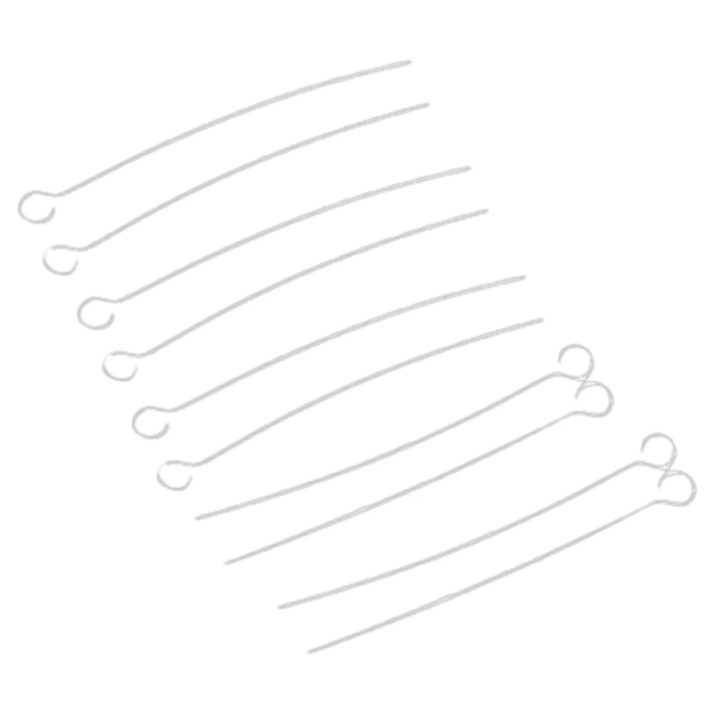 

100X 35mm Plated Eyepins Eye Pins Jewellery Making Findings Craft
