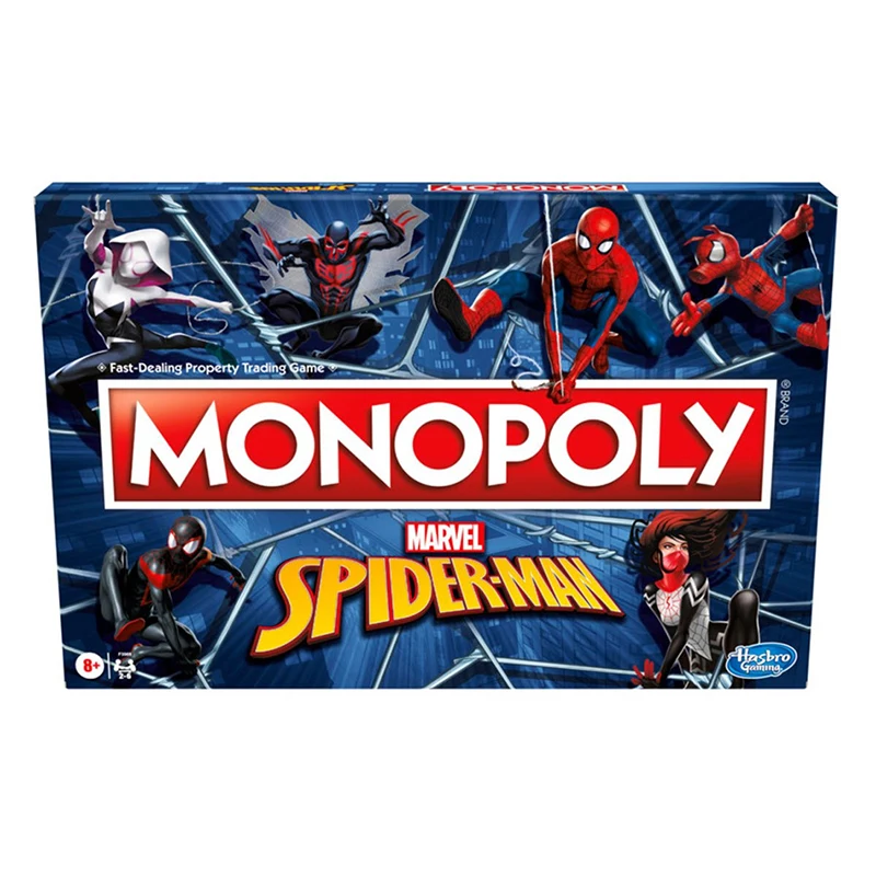 For Kids Marvel Spiderman Board Game Play Anime Figure Token