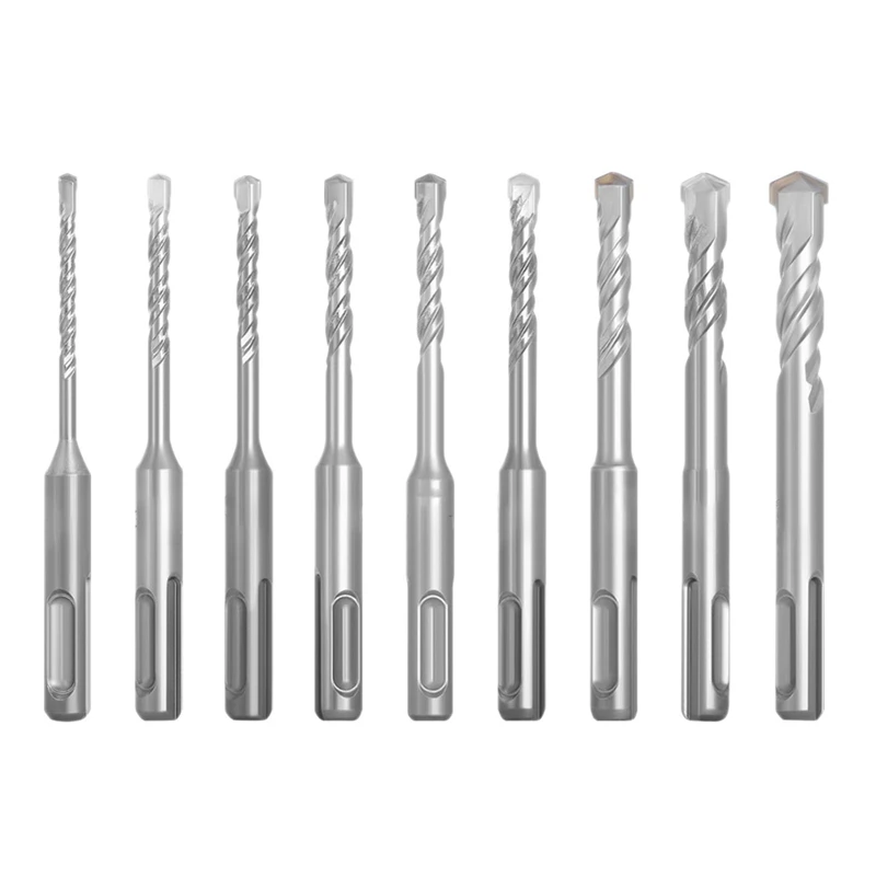 

Electric Hammer SDS Plus Drill Bit Set for Concrete Wall Brick Block Masonry Hole Saw Drilling Bits