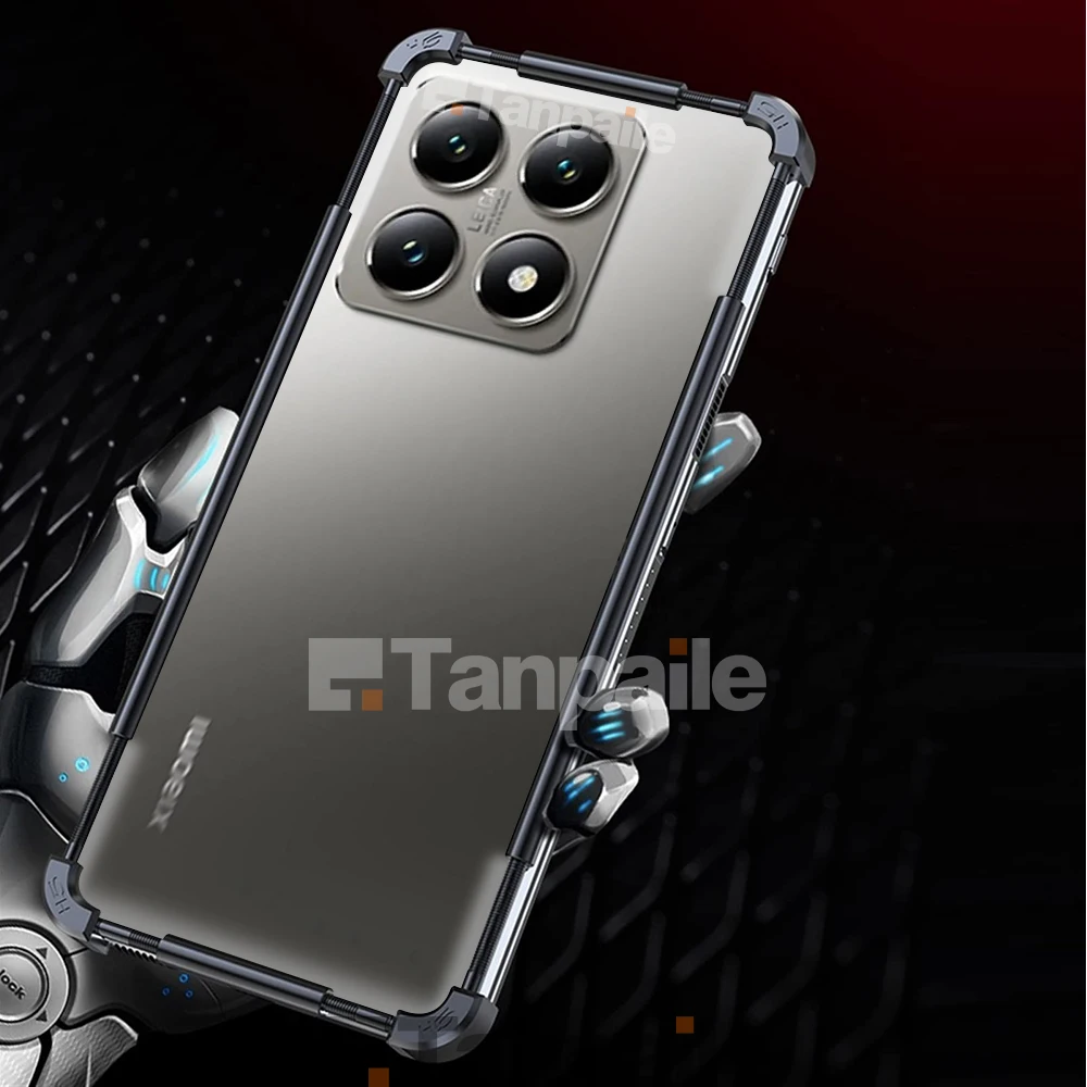 Фото Алюминиевый металлический бампер для Xiaomi 14T Pro 14 Ultra Civi 2 3 4 15 Mix 4 2S, противоударный чехол с замком №5
