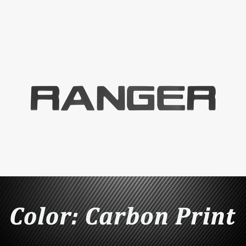 

Для Ford Ranger 2023 2024 2025 вставка задней двери буквы логотип задней двери буква задняя эмблема дверь задняя дверь буквы отделка аксессуары