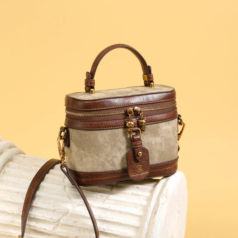 

Vintage handbag for women,Elegant box crossbody bag for women,retro Denim women shoulder bag,HI-Q Luxury lady messenger bag