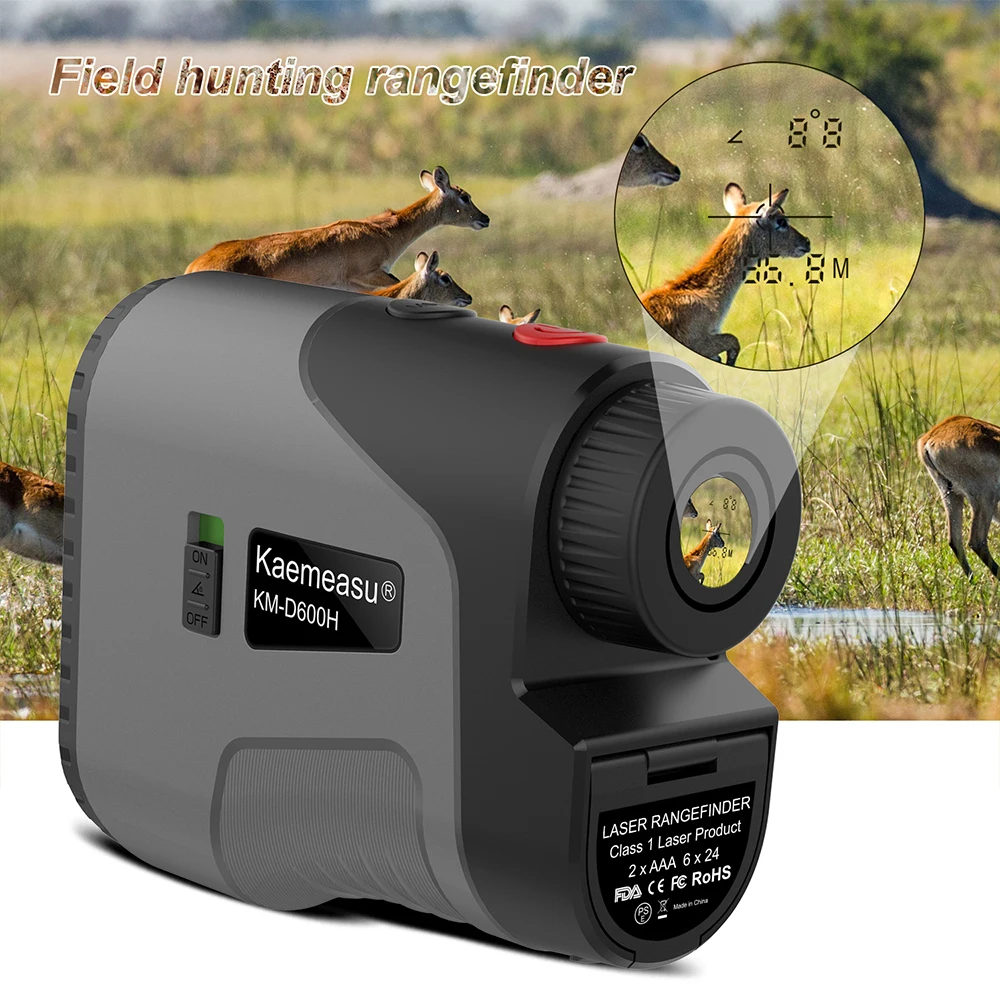 Golf Rangefinder 800m 1000m Hunting Telescope Golf Slope Adjusted Mode Flag-Lock Sport Laser Distance Meter