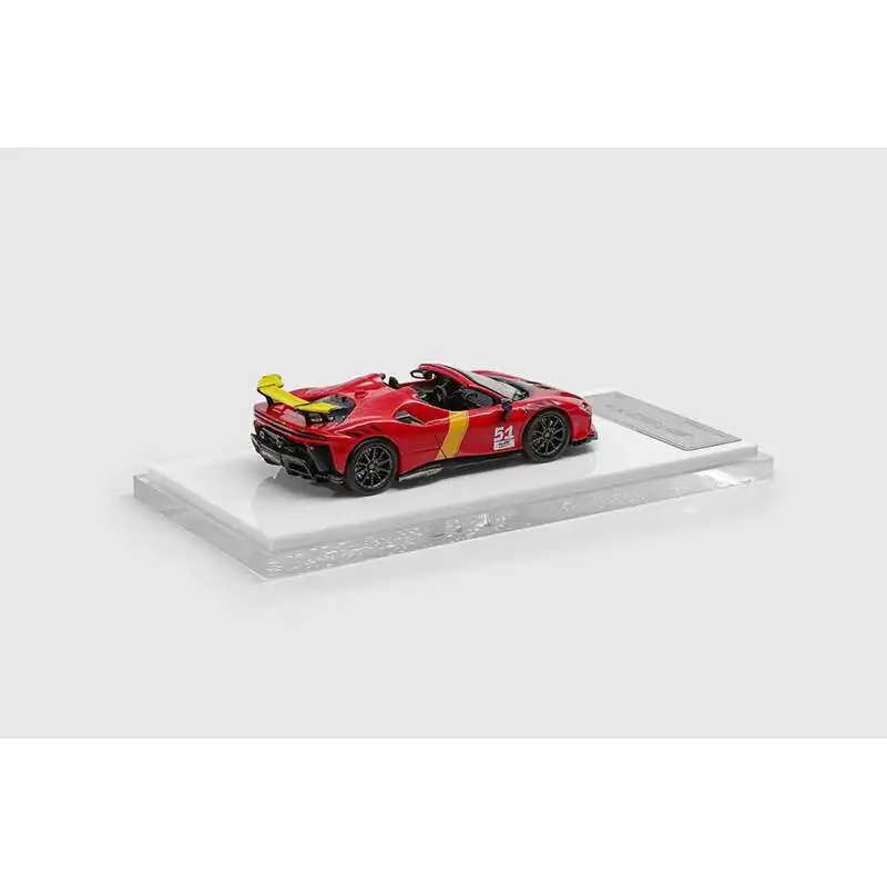 Фото DMH 1:64 SF90 XX SPIDER LeMans литая под давлением диорама модель автомобиля игрушка №2