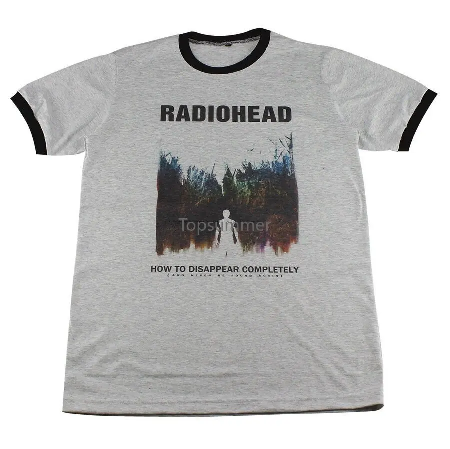 

Radiohead Rock Band How To Disappear Completely Gv608 Men Ringer T-Shirt M L Xl