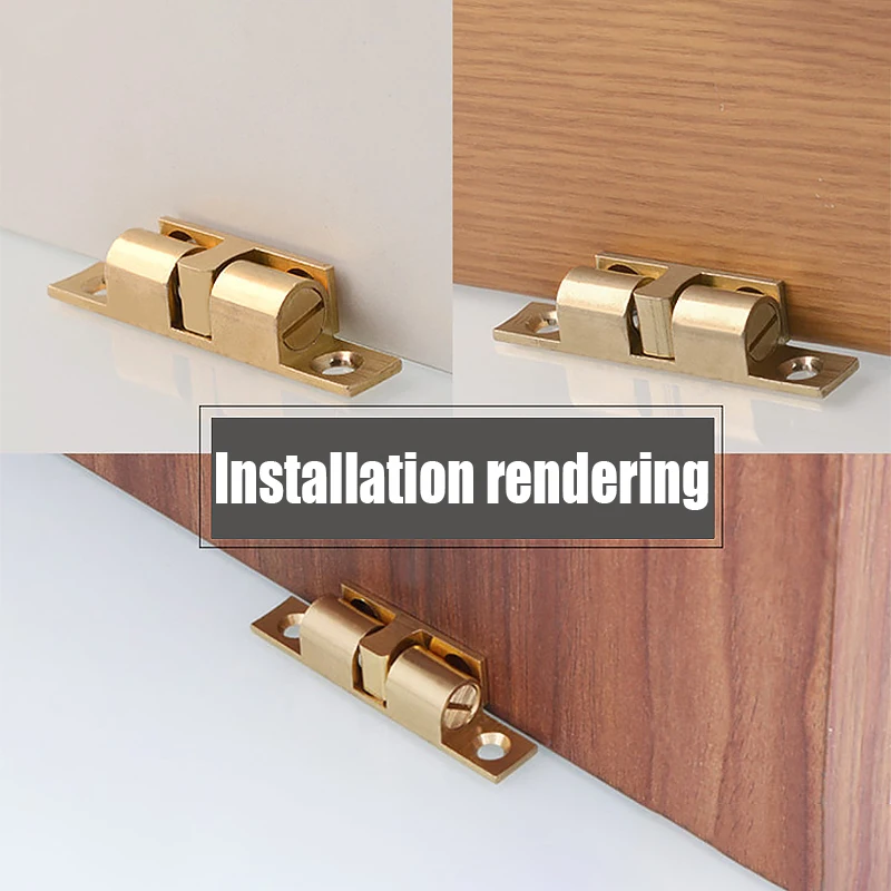 1 шт. латунные защелки для дверей шкафов 40-70 мм