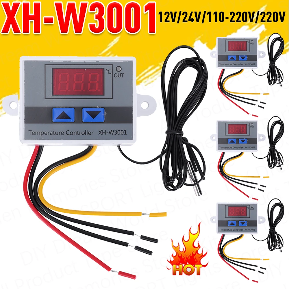 Термостат для цифровой фотографии регулятор температуры источник питания 12 В/24 В