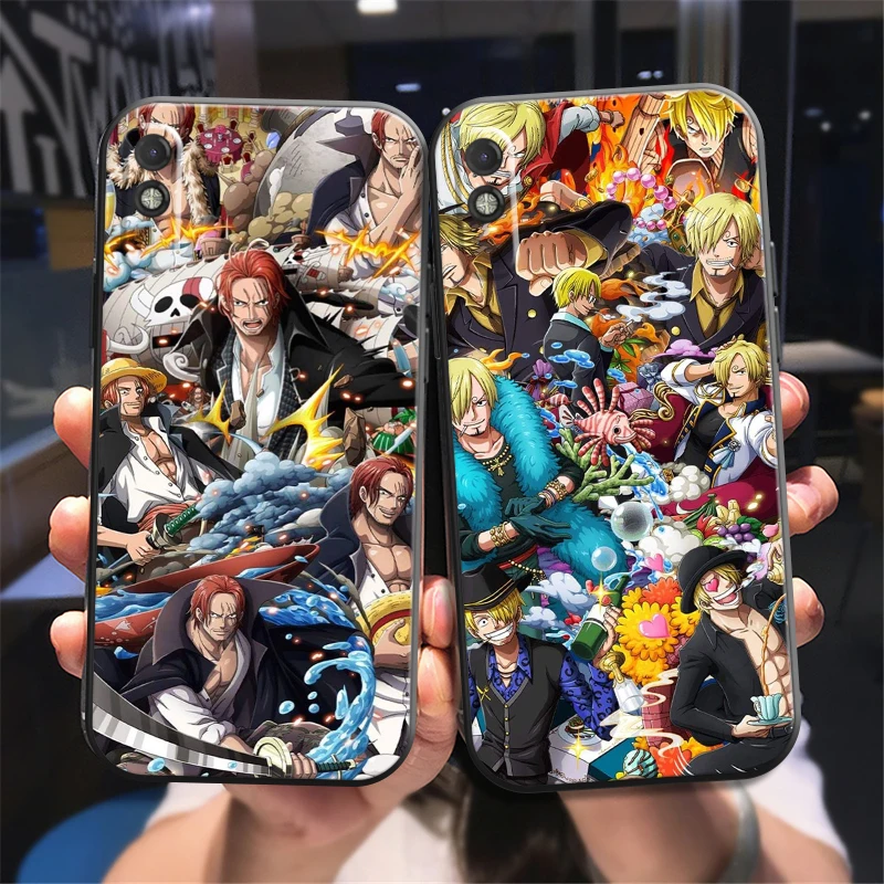 

Japan Anime One Piece Phone Case For Xiaomi CC9 CC9e 10S 10 Pro 11 11 Lite 11 Pro 10 Black Carcasa Coque Funda Silicone Cover