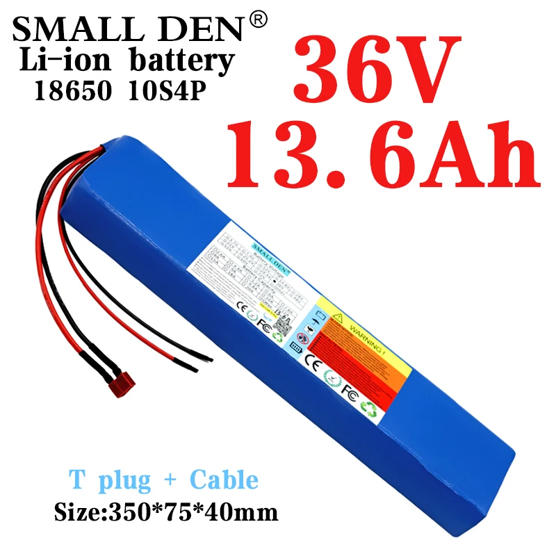 

10S4P 36V 13.6Ah Battery ebike battery pack 18650 Li-Ion Batteries 350W 500W For High Power electric scooter Motorcycle Scooter