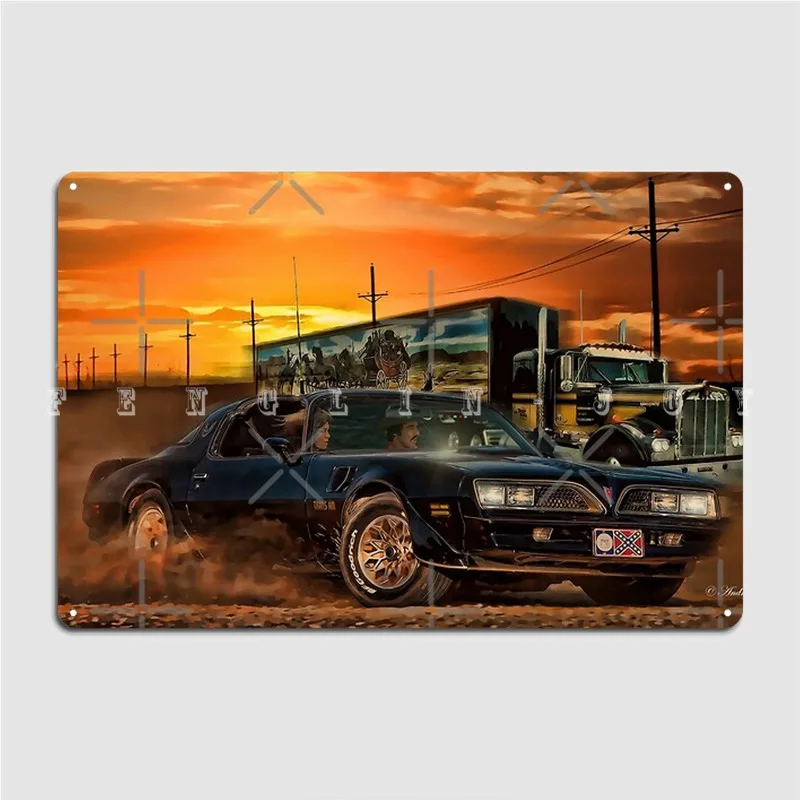 

East Bound And Down Metal Sign Vintage Poster Living Room Pub Tin Sign PostersWall Decoration