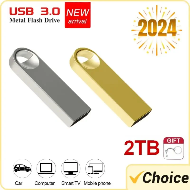 Флэш-накопитель USB 3 0 2 ТБ до 520 Мб/с USB-память 128 ГБ водонепроницаемый U-образный