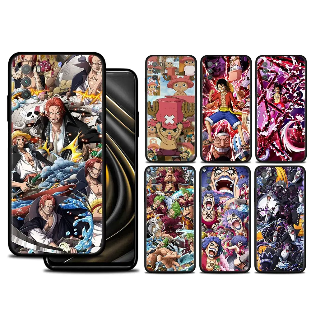 

Phone Case For Xiaomi Poco X4 X3 NFC M3 M4 Pro Pocophone F1 Cover For Mi 12 10T Pro 10T 11 Lite 11T 12X Funda Anime One Piece