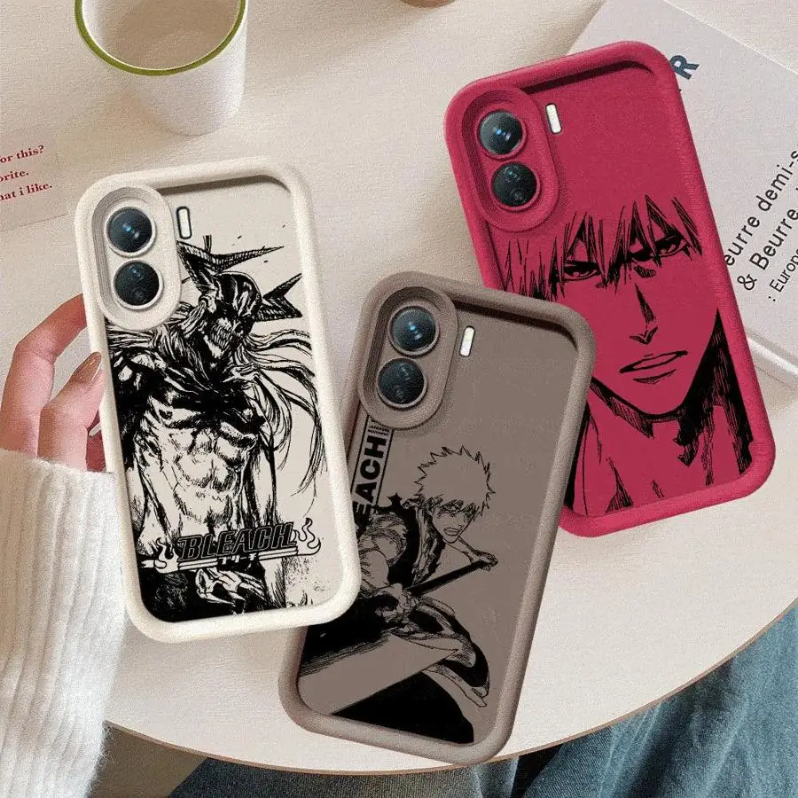 Чехол для телефона с изображением аниме BLEACH Kurosaki Ichigo Xiaomi Redmi Note 9 12S 10 Lite 11 13 Pro Plus 9S