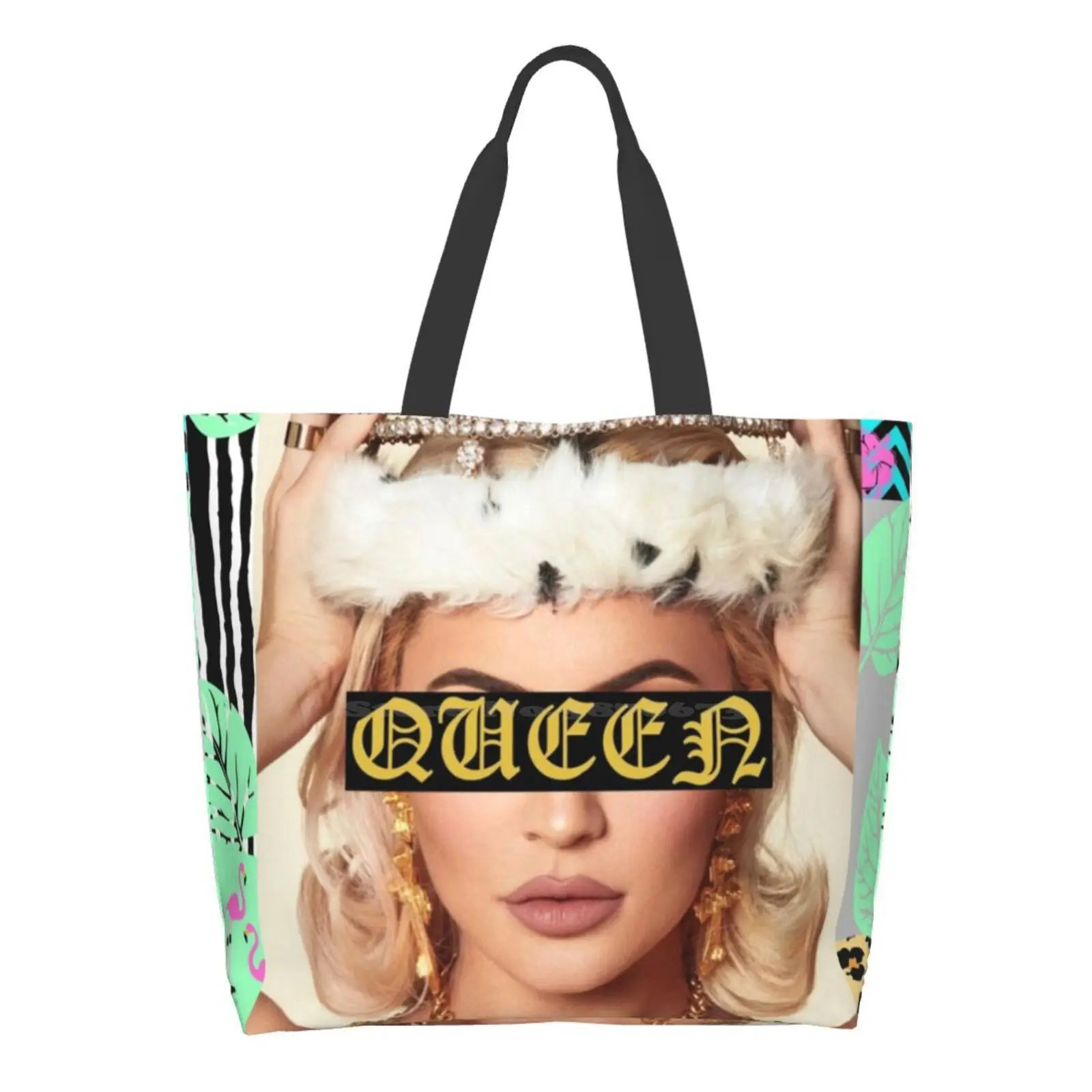 

Queen Graffiti Designer Handbags Shopping Tote Keeping Up With The Kardashians Kardashians Billion Dollar Kylie Cosmetics Rise