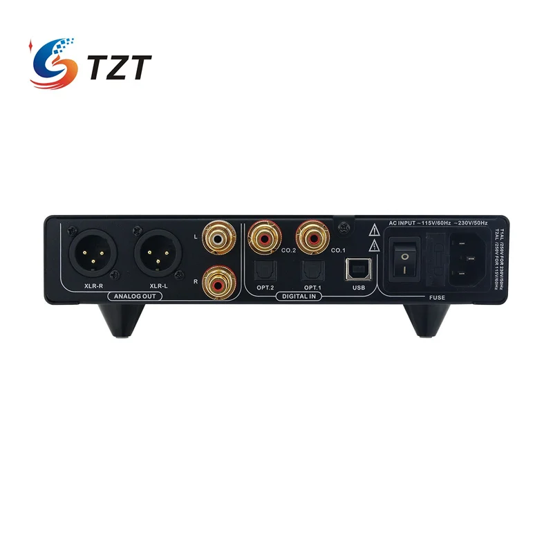 TZT Enyo USB оптический волоконный коаксиальный AES HIFI Цифровой аудио DAC R2R декодер DSD