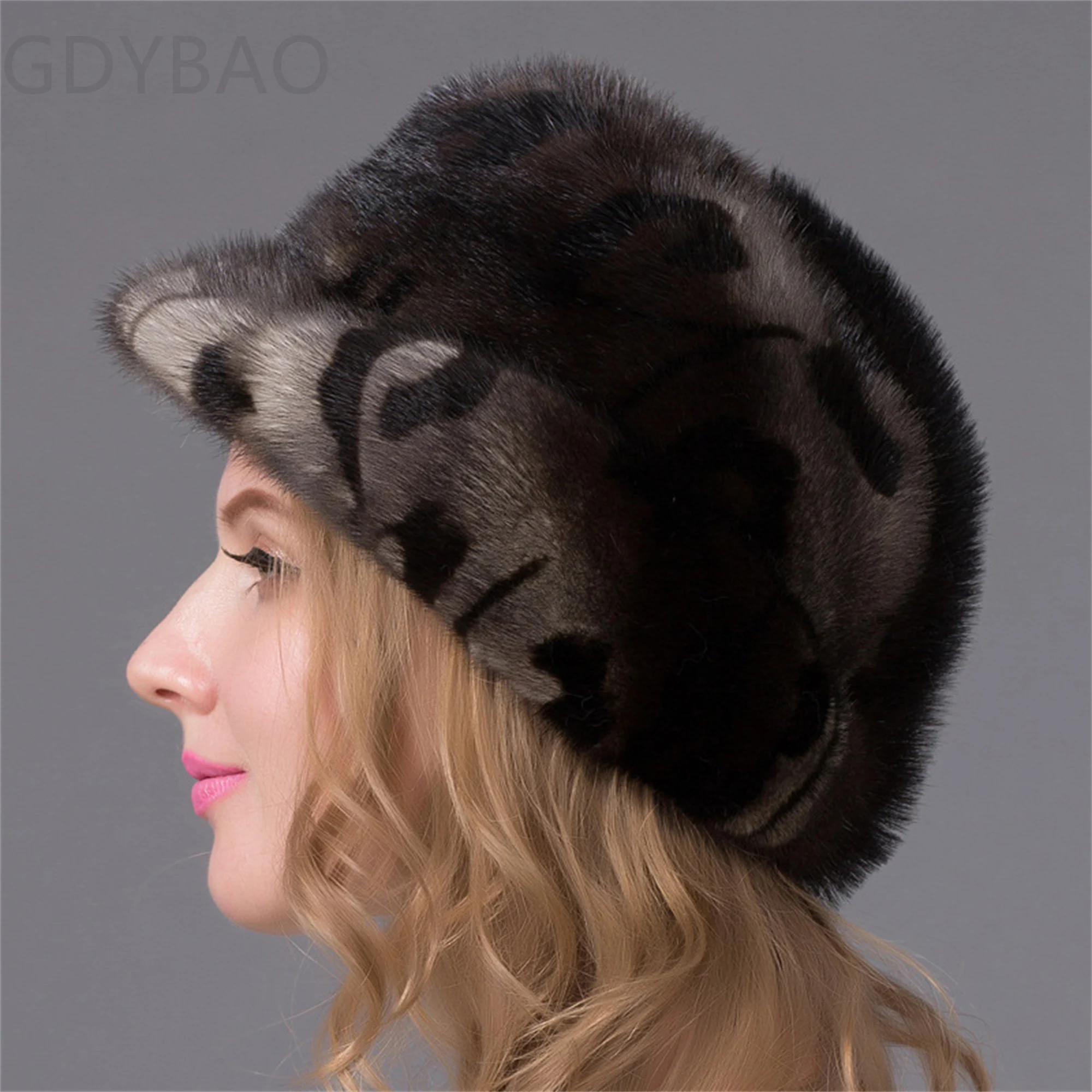 Рисунок 6 - Роскошная женская меховая шапка AA +