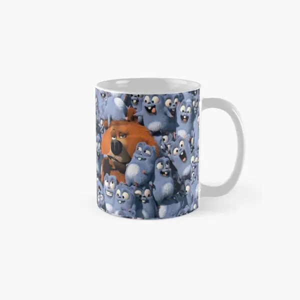 

Happy Lemmings Tai And Grizzy Classic Mug Photo Gifts Drinkware Picture Design Handle Round Image Coffee Tea Cup Printed