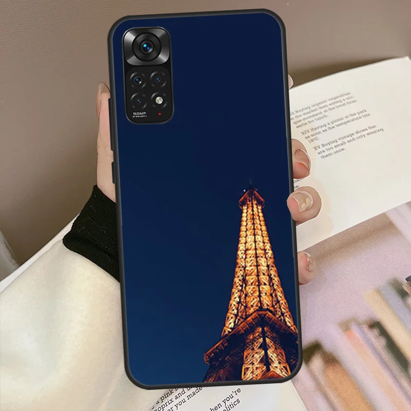 Чехол с изображением Эйфелевой башни Парижа для Xiaomi Redmi Note 10 Pro чехол 11 8 9 8T 9S 10S 9T 9A