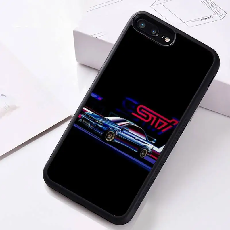 

car WRX Sti Logo Phone Case Rubber For iphone 12 11 Pro Max Mini XS Max 8 7 6 6S Plus X 5S SE 2020 XR cover