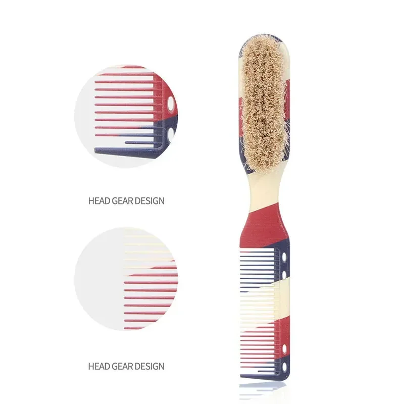 Двусторонняя расческа для бороды и усов