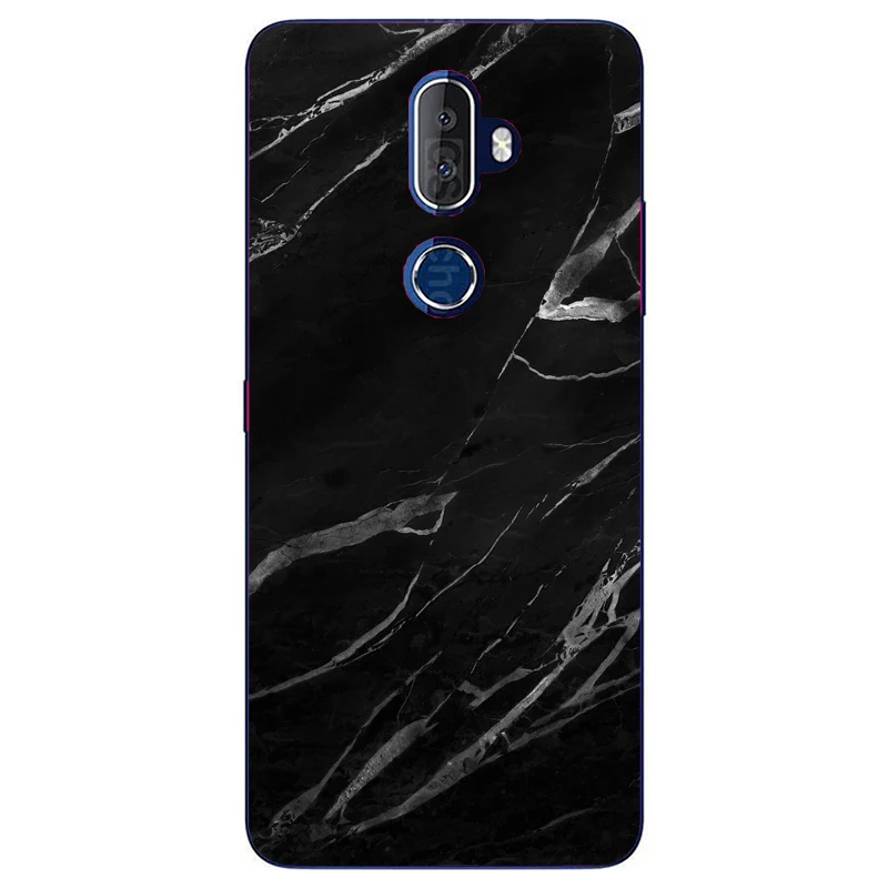 Чехол для телефона Alcatel 3V 5099D из мягкого силикона TPU со специальным покрытием на задней панели