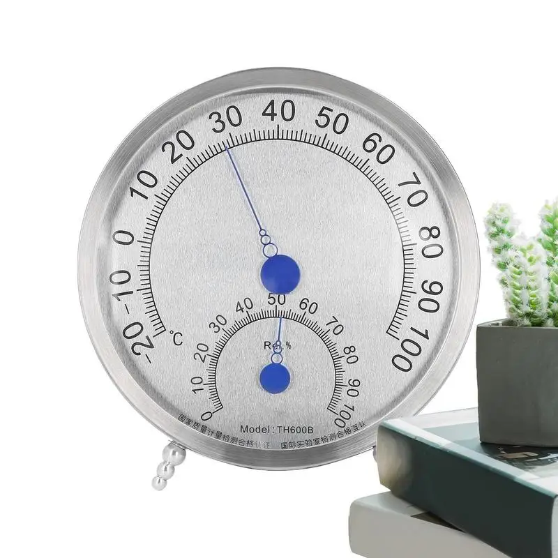 

Round Pointer Type Thermometers Hygrometer 2 In 1 Temperature Humidity Monitor Gauge Humidity Gauge Indicator Waterproof Weather