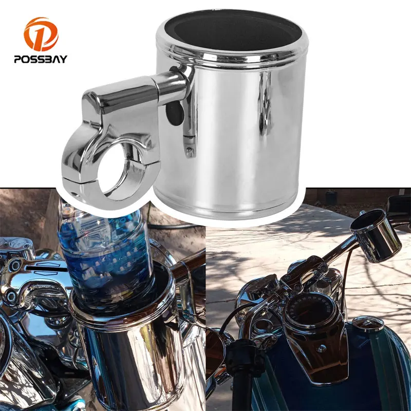 

Мотоциклетный Хромированный Регулируемый подстаканник для Harley Touring Street Glide ATV Universale FLH/T FLHX мотоциклетные модели от 22 мм до 32 мм