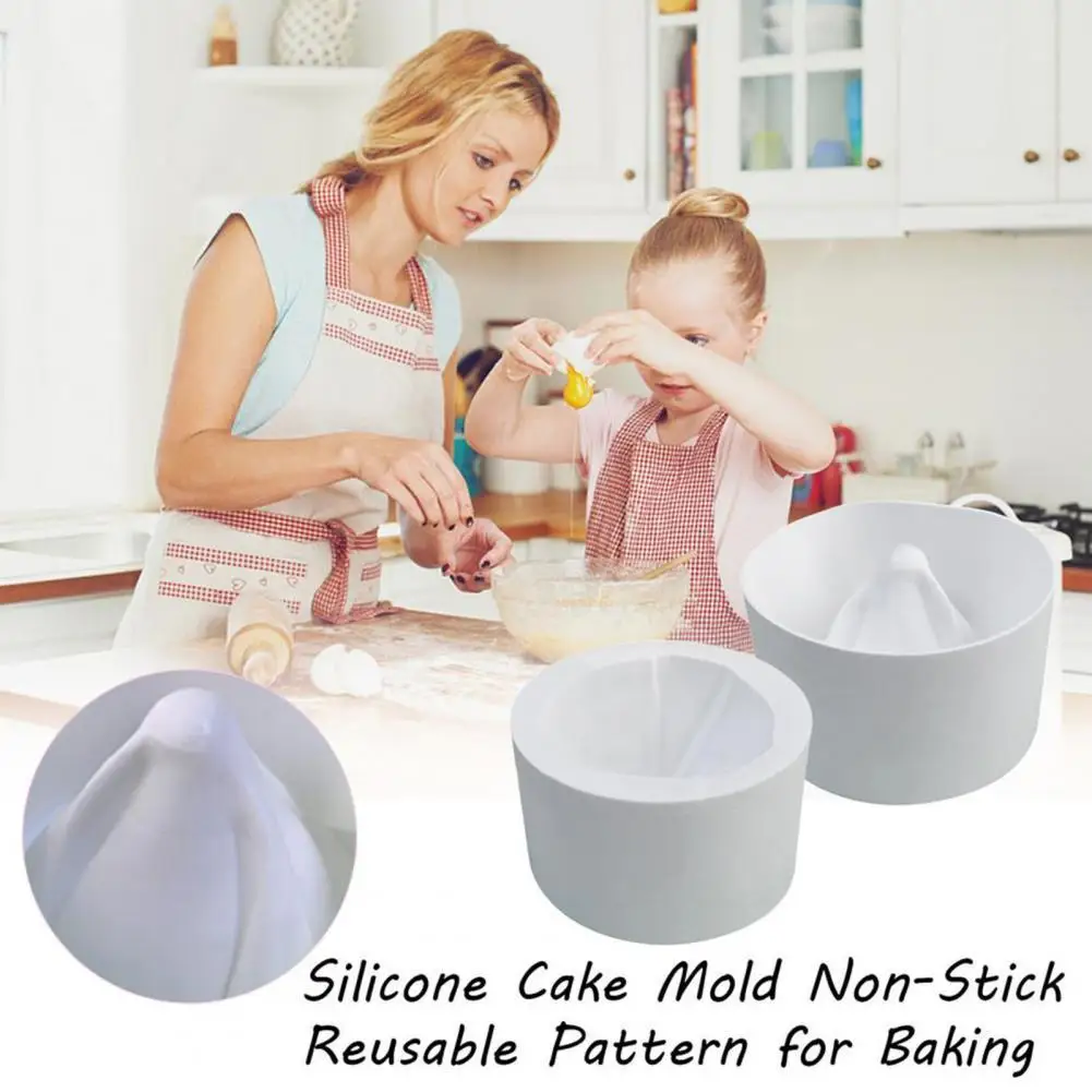 

Модная антипригарная силиконовая форма в форме рождественской шляпы, большая емкость для выпечки