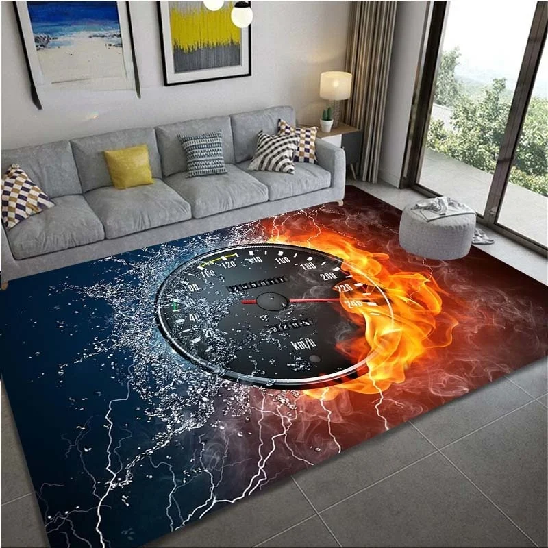 

Car Dashboard Carpet Motorcycle Carpet for Living Room Area Rug Bath Mat Creative Door Mat Large Carpet Bedroom Furry Mat Tapis