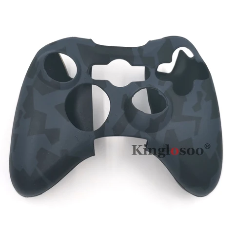 Камуфляжный силиконовый гелевый мягкий резиновый чехол для игрового контроллера Xbox 360
