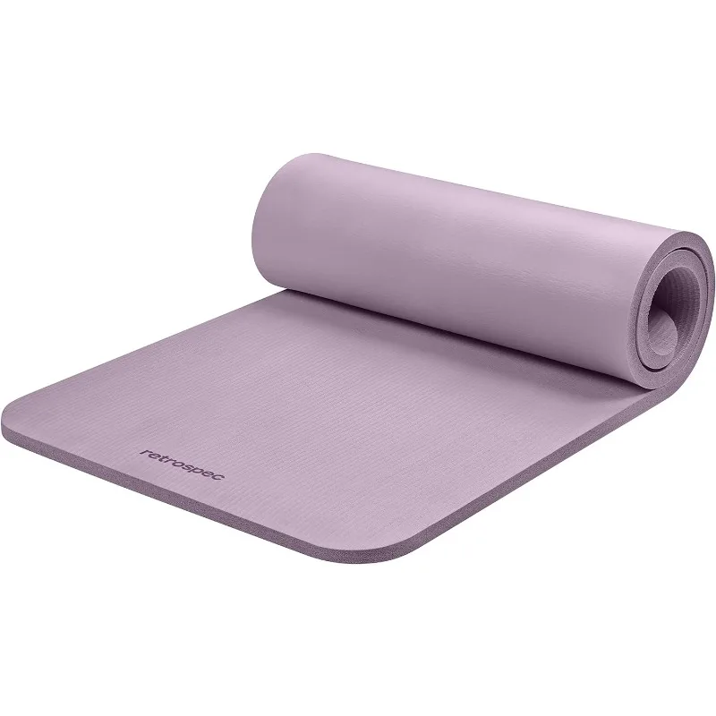 

rubber mat Yoga Mat 1" Thick w/Nylon Strap for Men&Women-Non Slip Exercise Mat for Home Yoga,Pilates,Stretching,Fitness Workouts