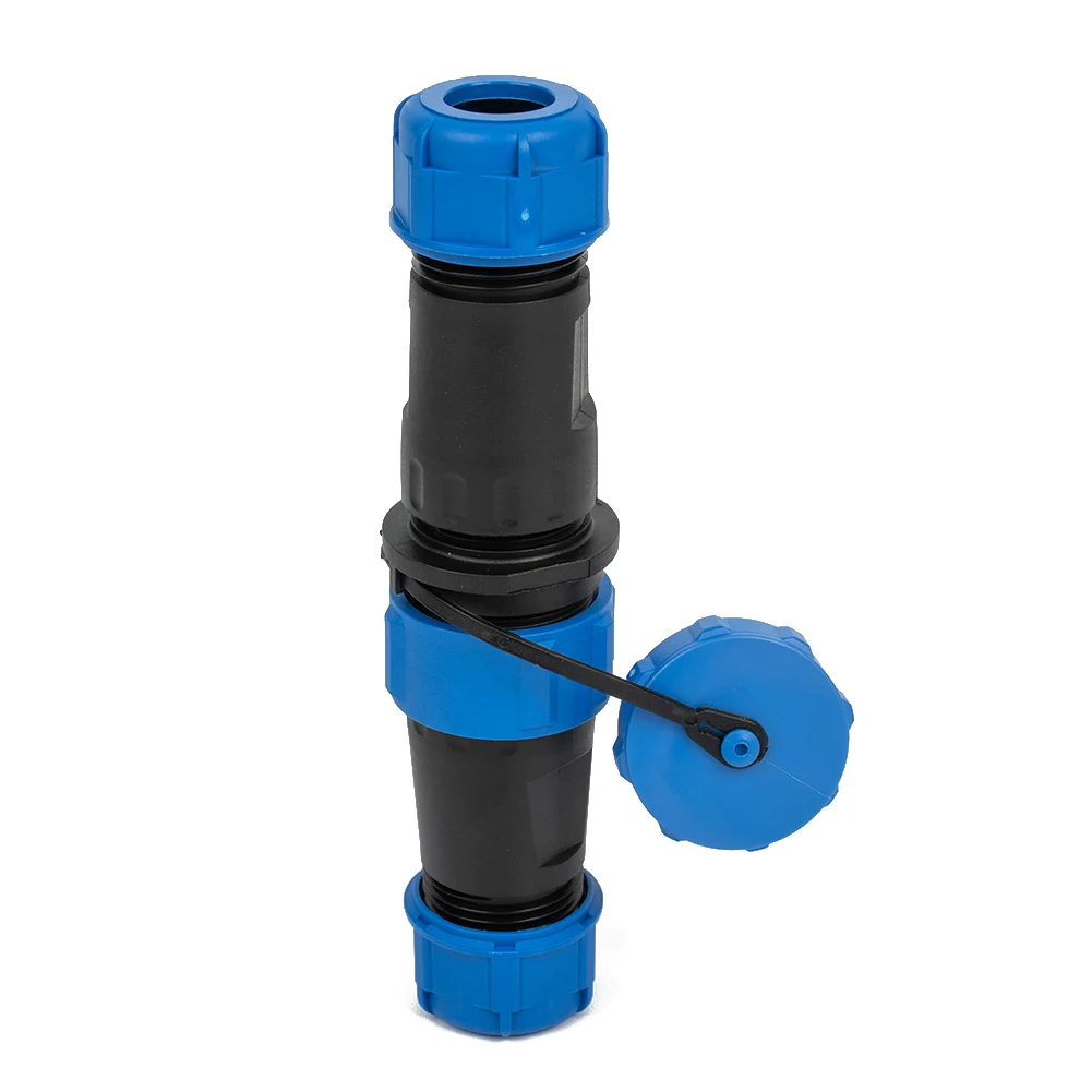 

30A Cable Connector 3Pin AC 1500V Mount Pair Panel Plug Socket SP21 Waterproof Wire Connector Well Sale Durable