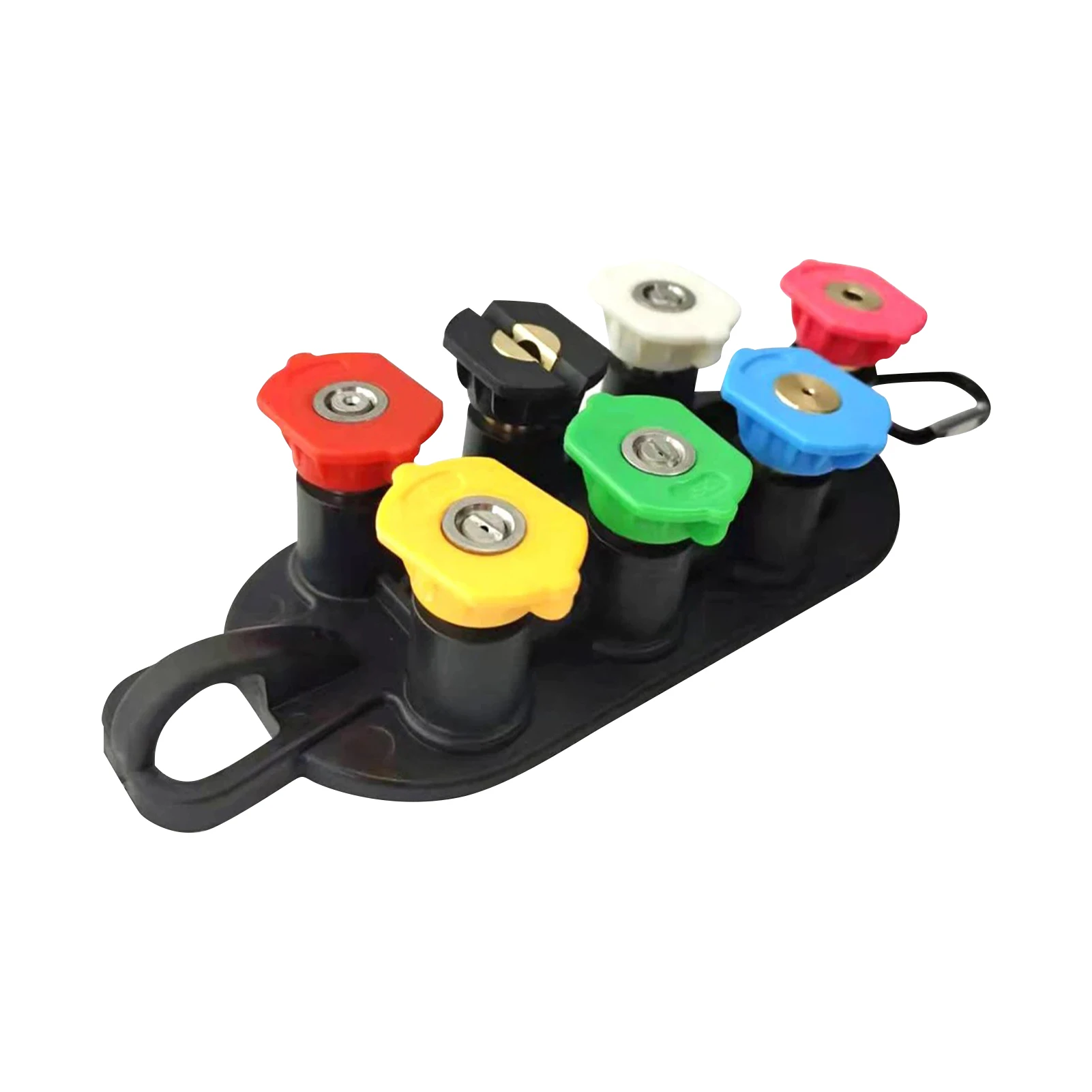 

7 шт./компл. универсальная садовая насадка для мойки высокого давления, быстрое подключение, очистка с держателем, инструмент для мойки авто...